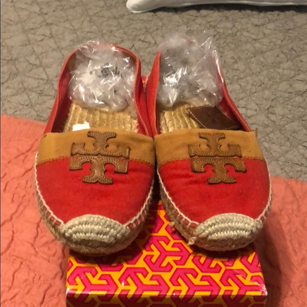 COPY - Authentic Tory Burch canvas espadrilles
